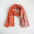 lady's infinity scarf,new trible star printing viscose scarf shawl,muslin shawl